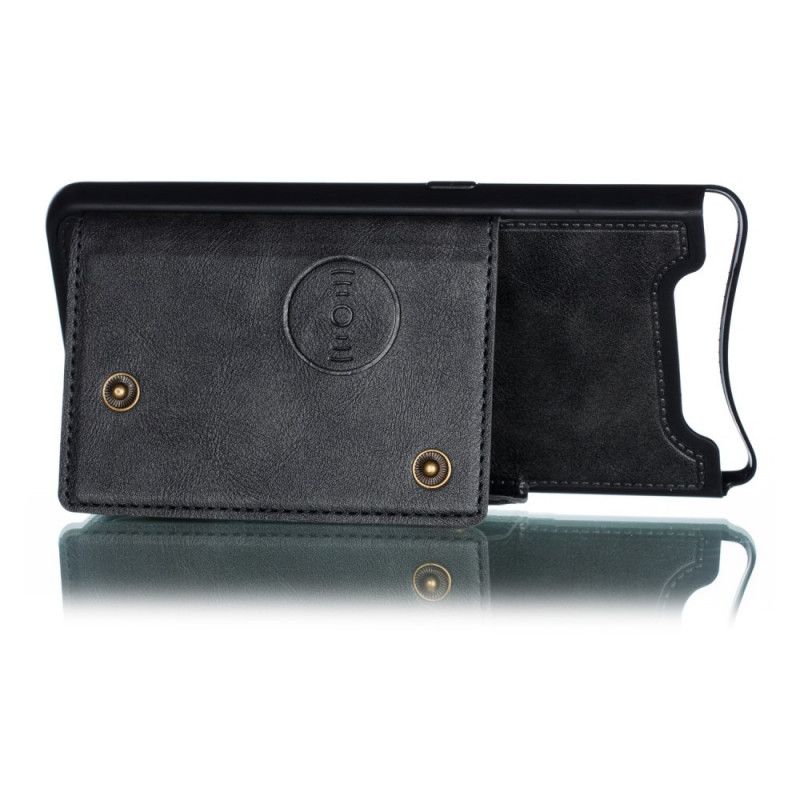 Hülle Samsung Galaxy A80 / A90 Schwarz Snap Wallet