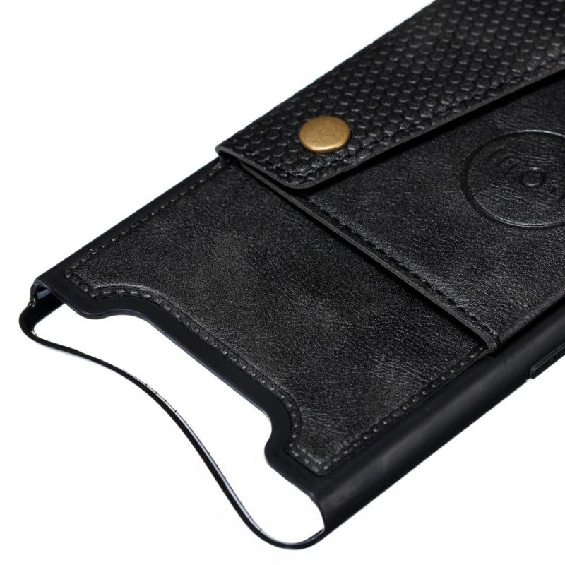 Hülle Samsung Galaxy A80 / A90 Schwarz Snap Wallet