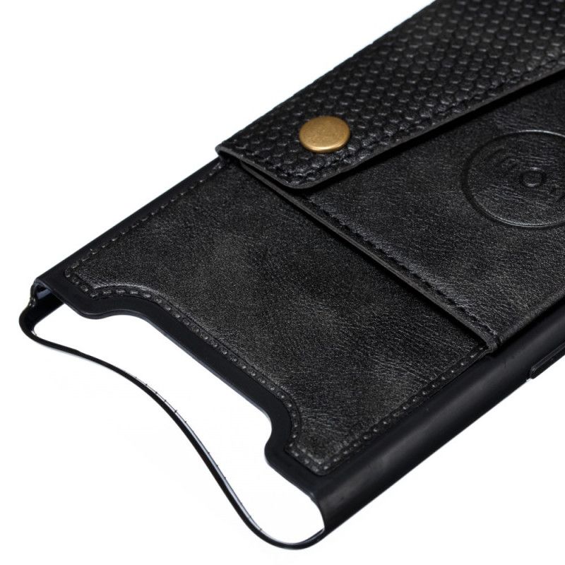 Hülle Samsung Galaxy A80 / A90 Schwarz Snap Wallet