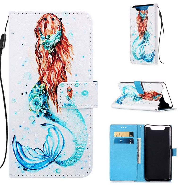 Lederhüllen Samsung Galaxy A80 / A90 Meerjungfrau Träumereien