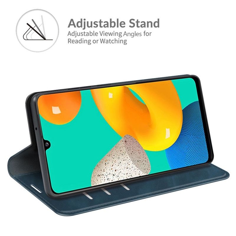 Flip Case Für Samsung Galaxy M32 Style Lederdesign