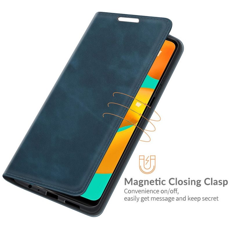 Flip Case Für Samsung Galaxy M32 Style Lederdesign