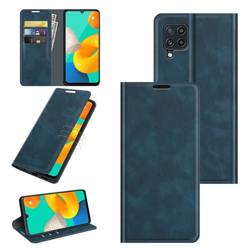 Flip Case Für Samsung Galaxy M32 Style Lederdesign