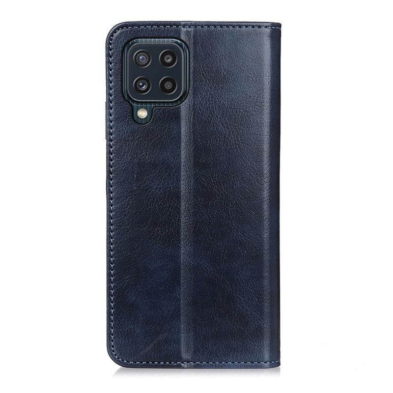 Flip Case Samsung Galaxy M32 Elegance Split Litschi-leder