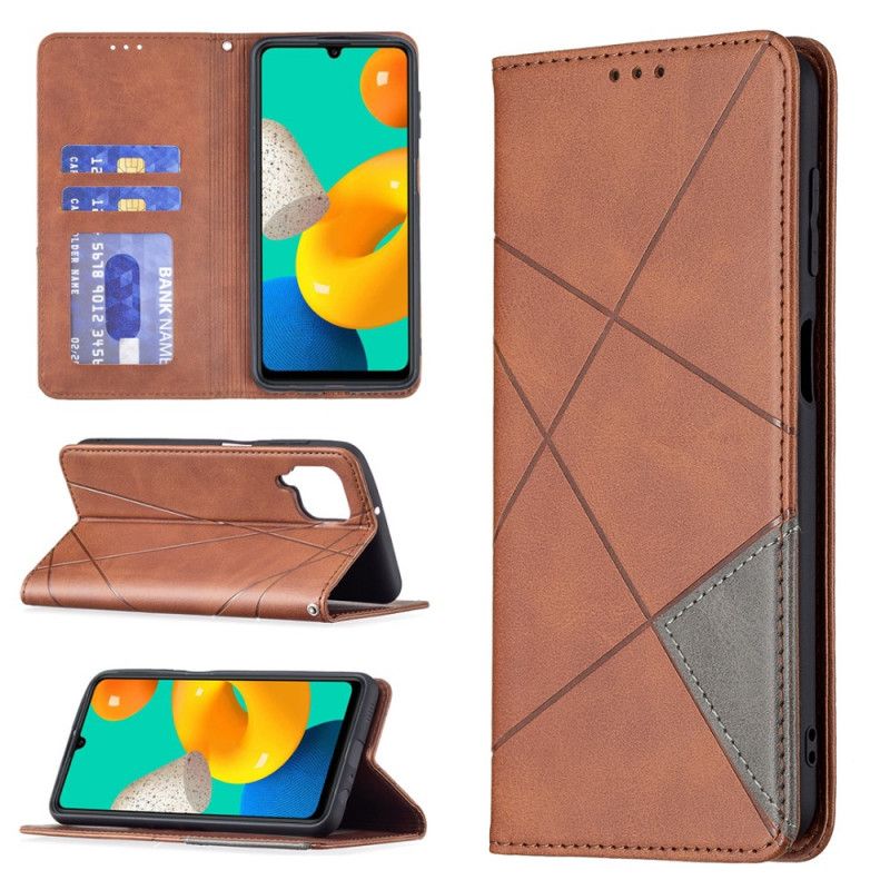 Flip Case Samsung Galaxy M32 Handyhülle Künstlerstil