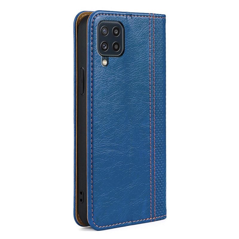 Flip Case Samsung Galaxy M32 Handyhülle Vintage-leder-stil