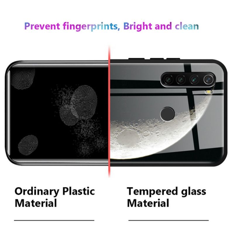 Hülle Samsung Galaxy M32 Blumen Aus Gehärtetem Glas