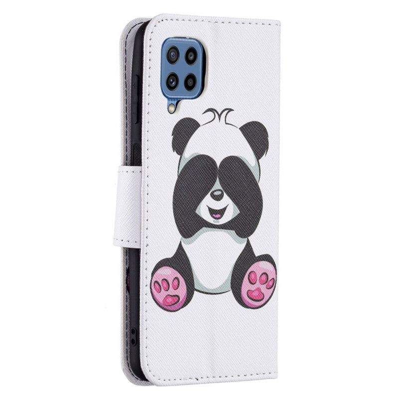 Lederhüllen Samsung Galaxy M32 Handyhülle Panda-spaß