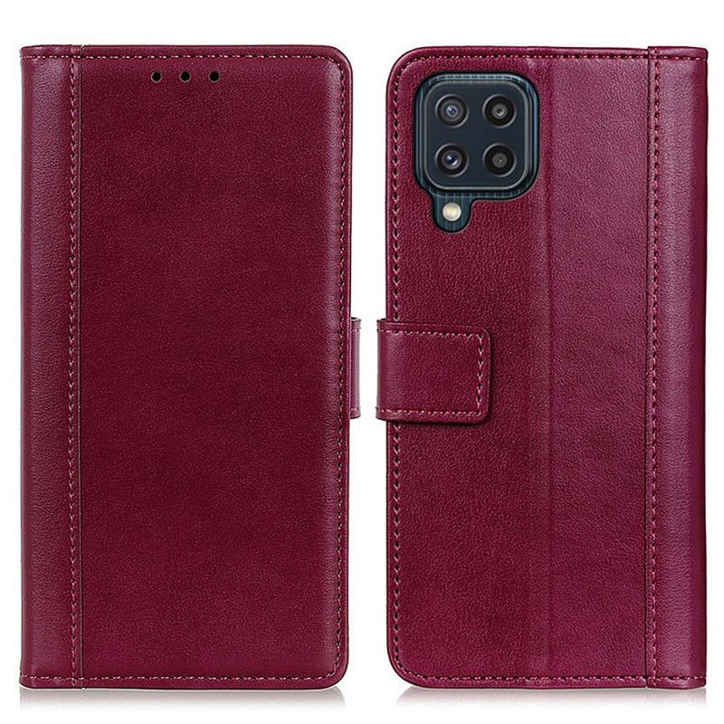 Lederhüllen Samsung Galaxy M32 Handyhülle Style Leder Eleganz