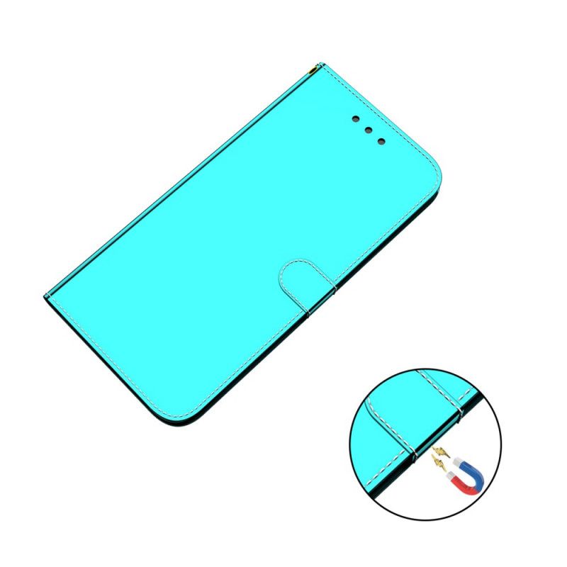 Lederhüllen Samsung Galaxy M32 Kunstleder-spiegelabdeckung