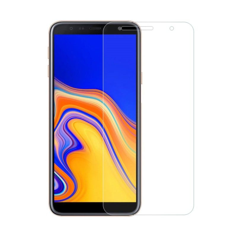 Schutz Aus Gehärtetem Glas Für Den Samsung Galaxy J4 Plus Bildschirm