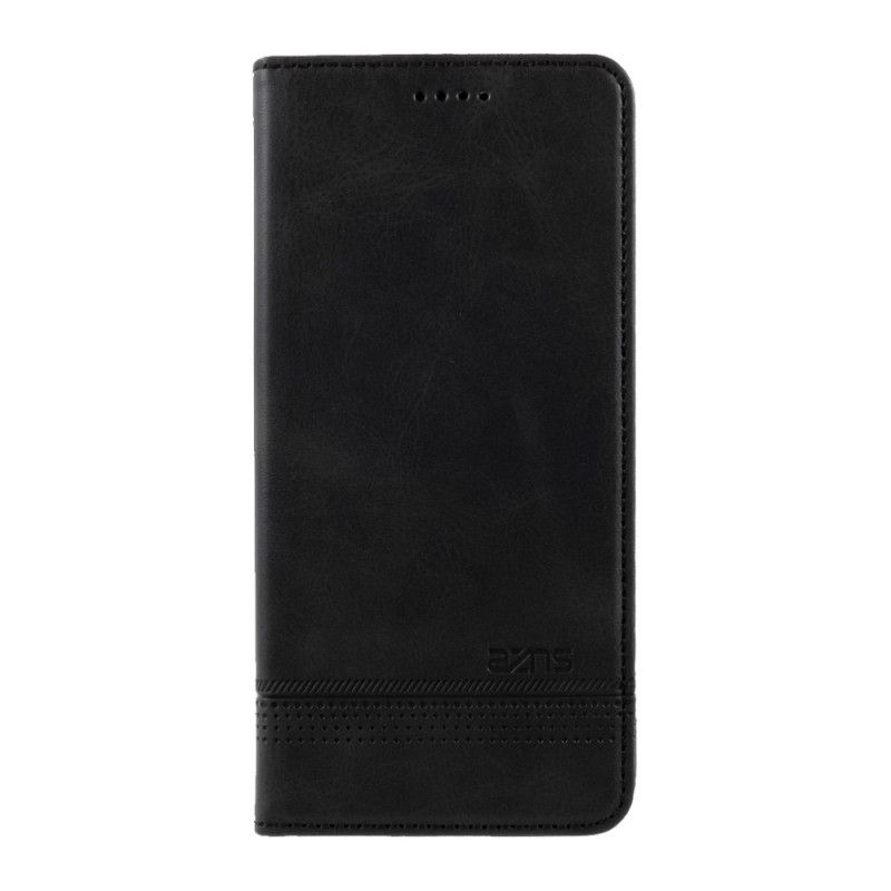 Flip Case Samsung Galaxy S21 Plus 5G Schwarz Azns Lederstil