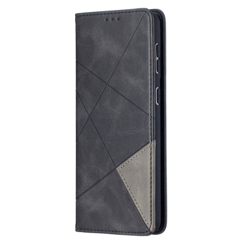 Flip Case Samsung Galaxy S21 Plus 5G Schwarz Künstlerstil