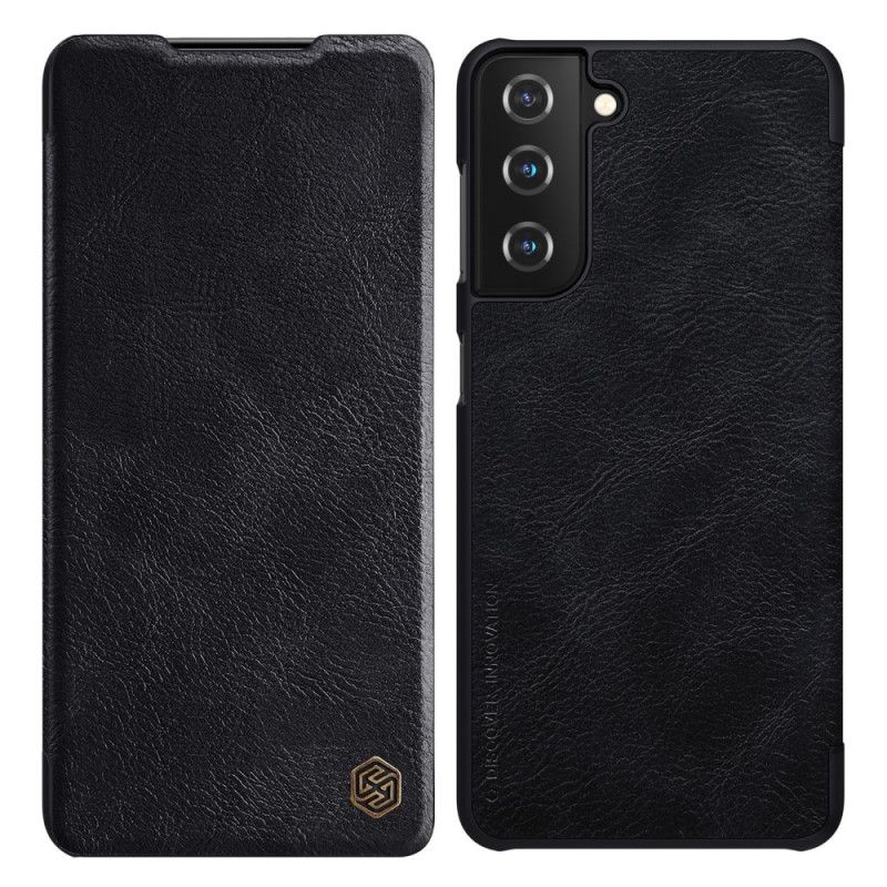 Flip Case Samsung Galaxy S21 Plus 5G Schwarz Nillkin-Qin-Serie