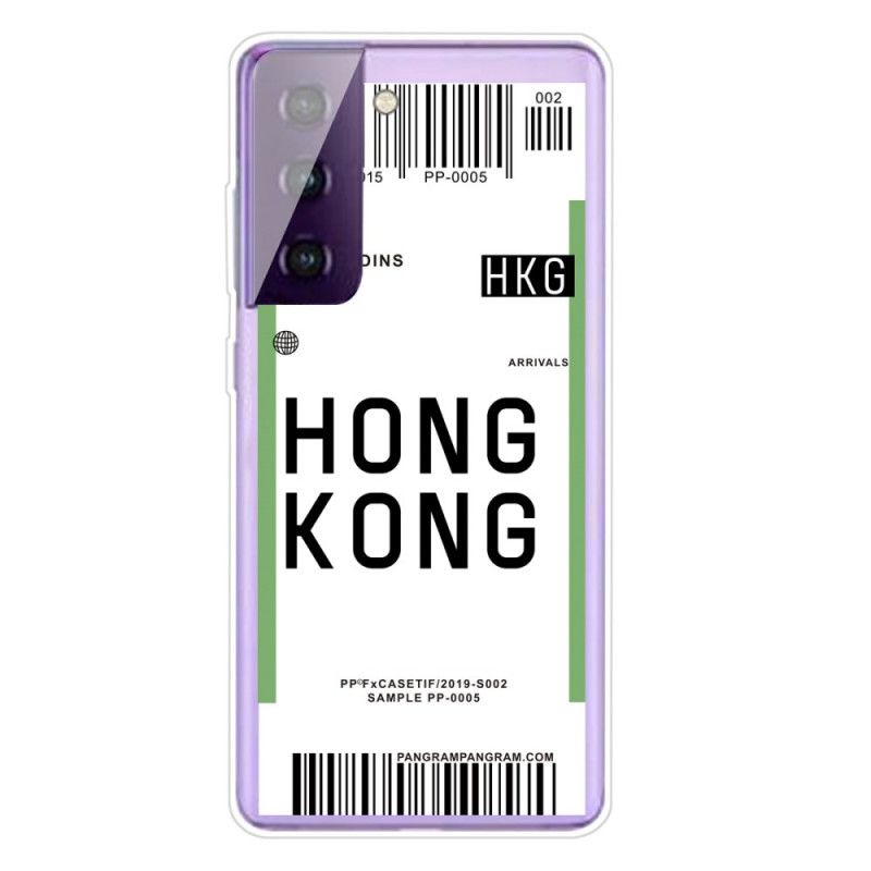 Hülle Samsung Galaxy S21 Plus 5G Bordkarte Nach Hongkong