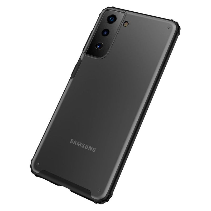 Hülle Samsung Galaxy S21 Plus 5G Schwarz Mattierter Hybrid