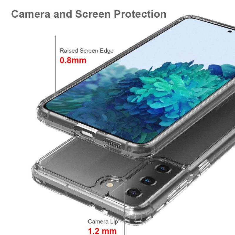 Hülle Samsung Galaxy S21 Plus 5G Transparenter Kristall