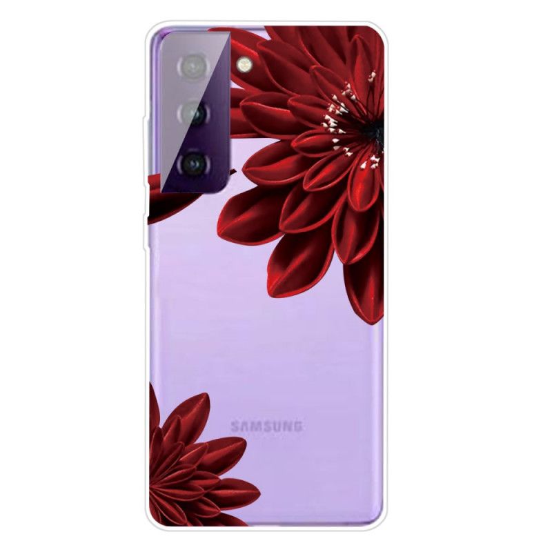 Hülle Samsung Galaxy S21 Plus 5G Wilde Blumen