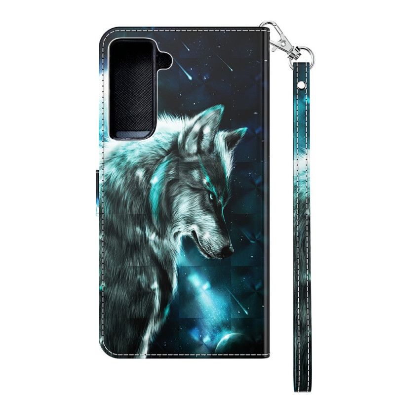 Lederhüllen Für Samsung Galaxy S21 Plus 5G Majestätischer Wolf