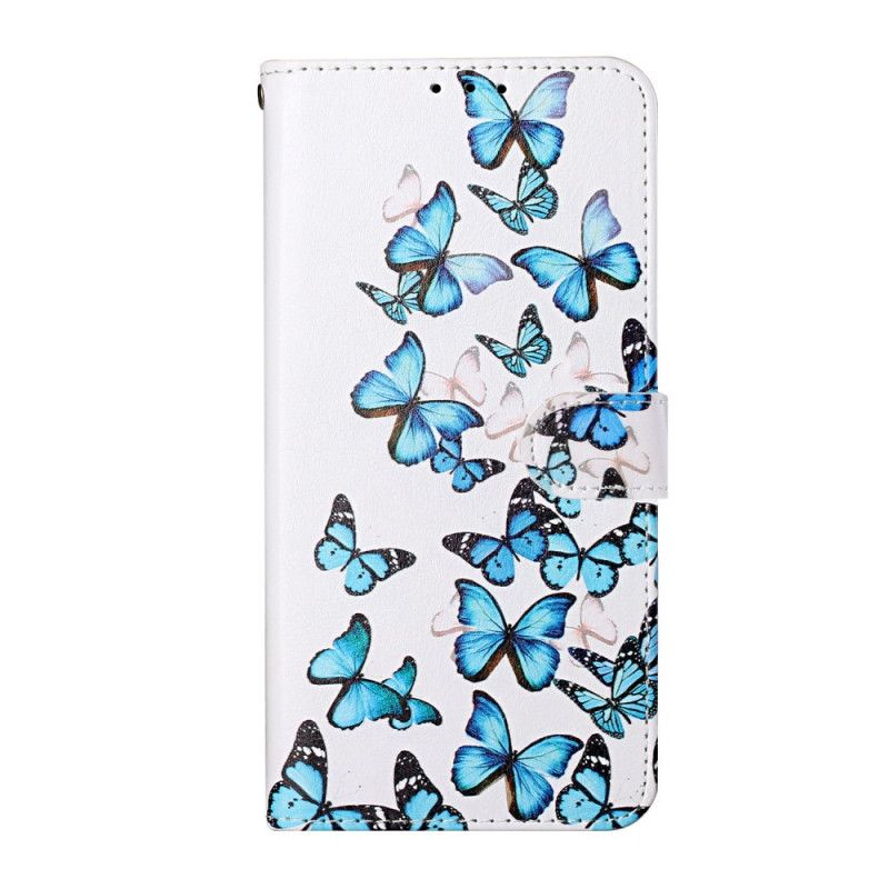 Lederhüllen Samsung Galaxy S21 Plus 5G Flug Der Tanga-Schmetterlinge