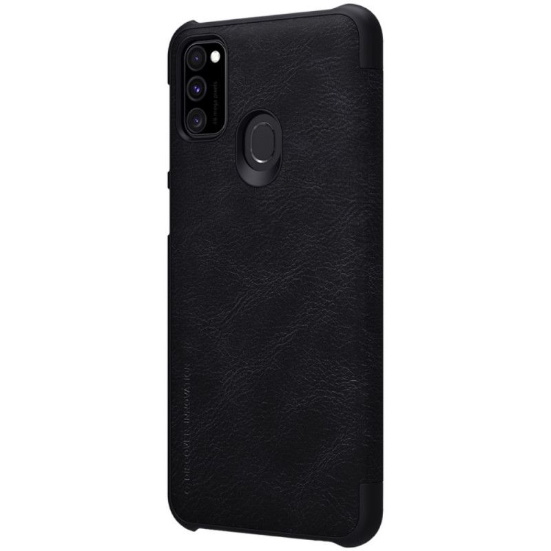 Flip Case Samsung Galaxy M21 Schwarz Nillkin-Qin-Serie