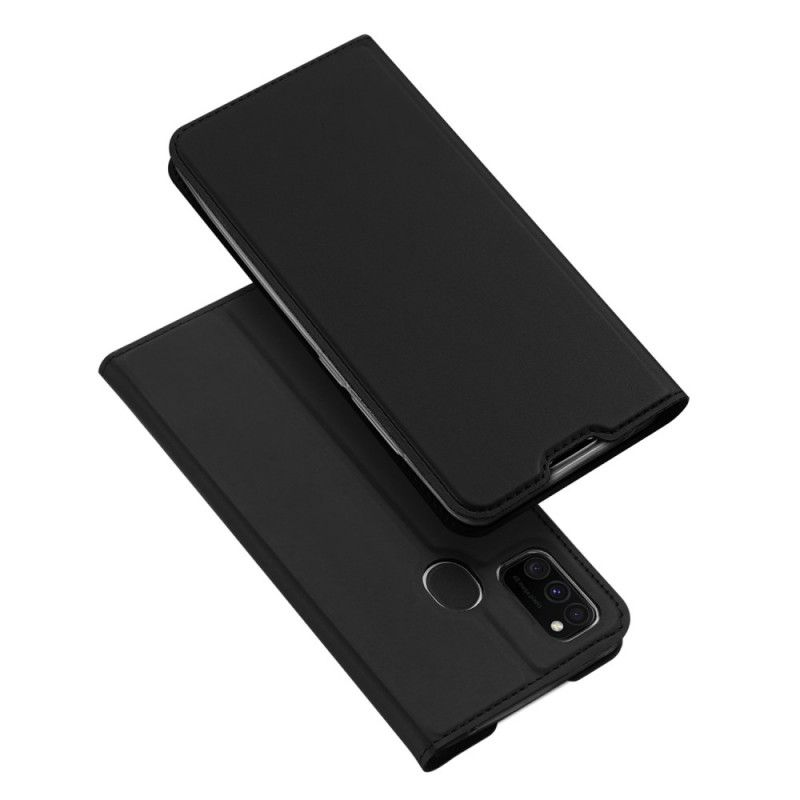 Flip Case Samsung Galaxy M21 Schwarz Pro-Dux-Ducis-Haut