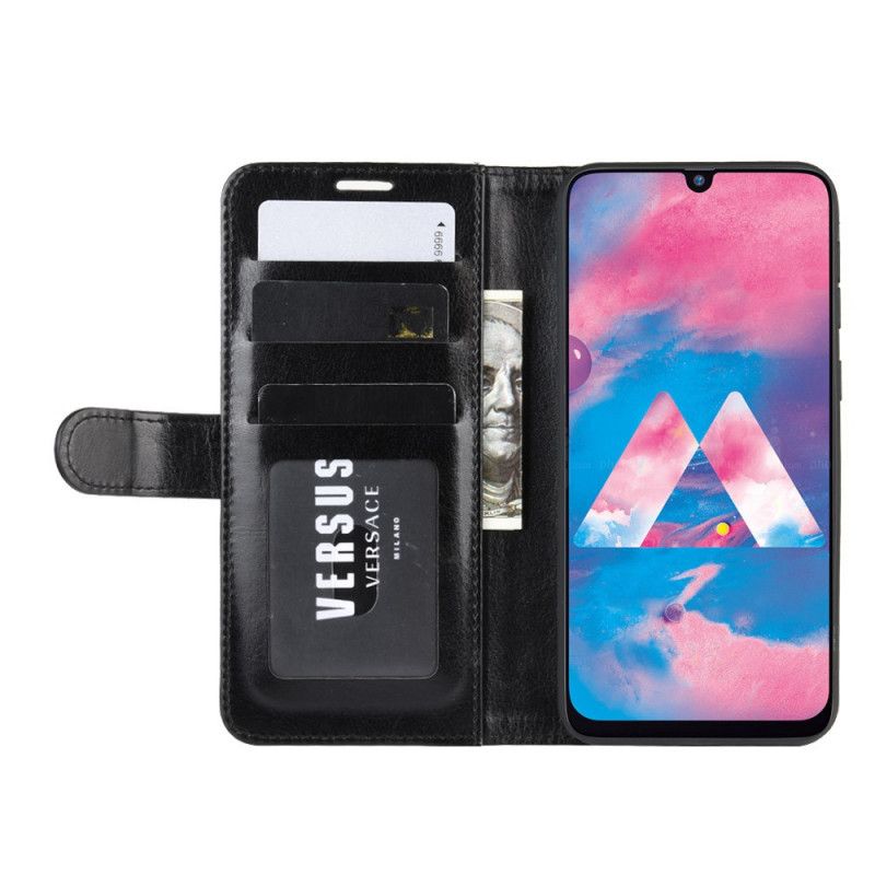Lederhüllen Samsung Galaxy M21 Schwarz Ultra-Kunstleder