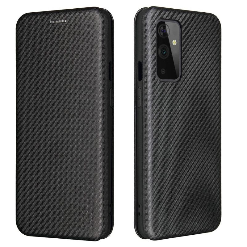 Flip Case OnePlus 9 Schwarz Kohlenstoffsilikon