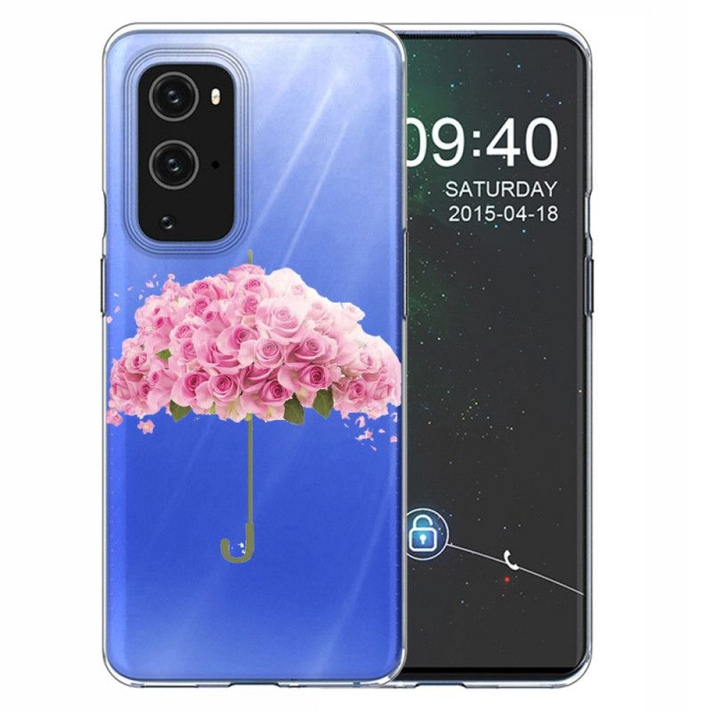 Hülle Für OnePlus 9 Regenschirm In Rosen