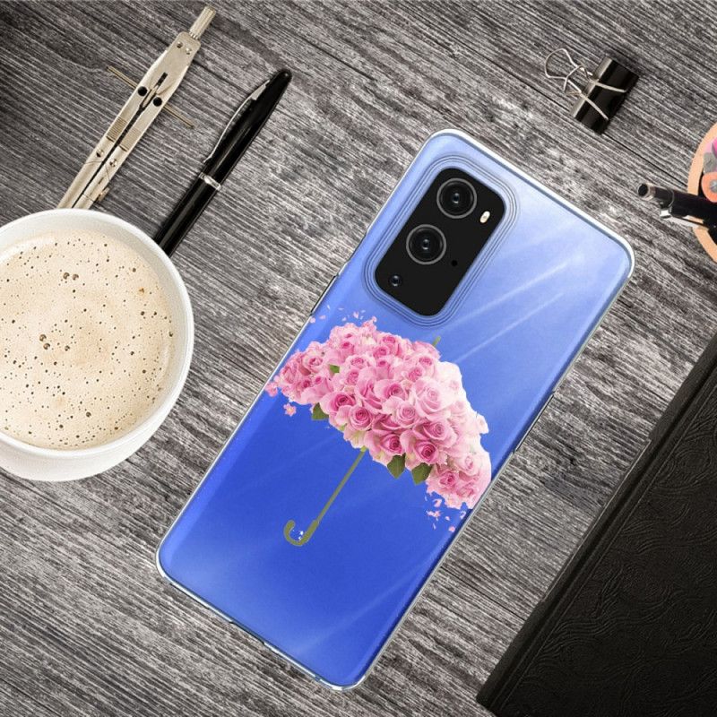 Hülle Für OnePlus 9 Regenschirm In Rosen