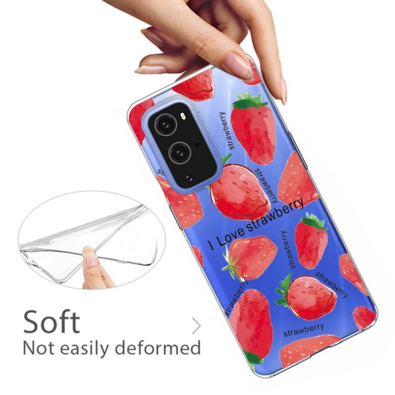 Hülle OnePlus 9 Erdbeere / Ich Liebe Erdbeere