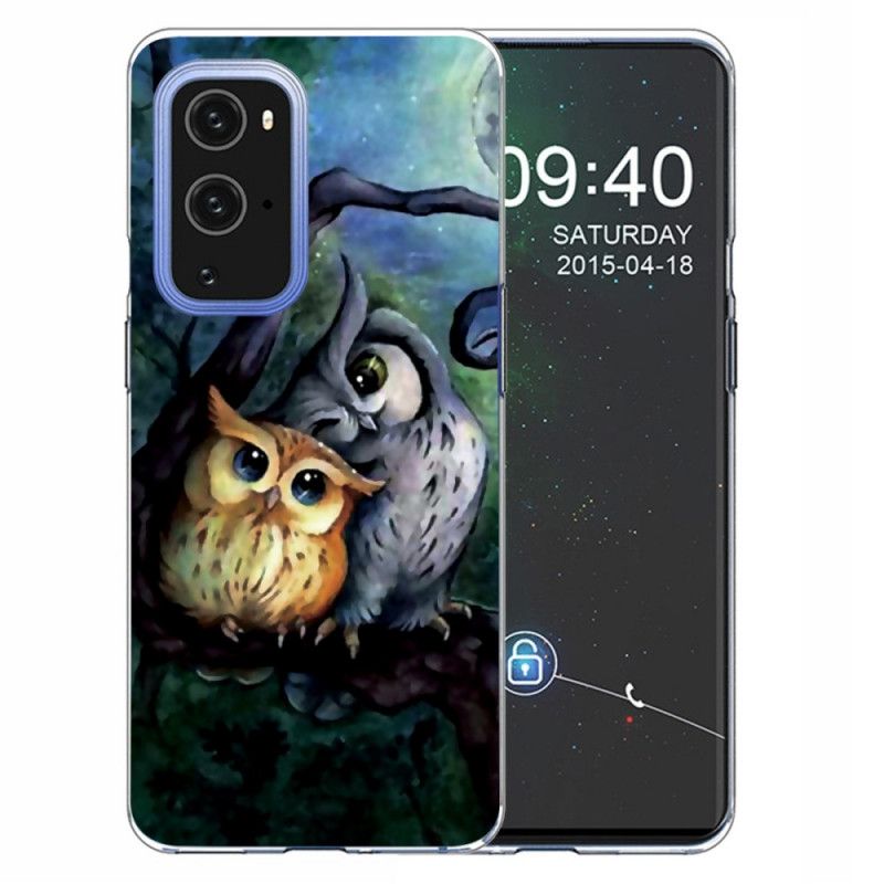 Hülle OnePlus 9 Eulenmalerei