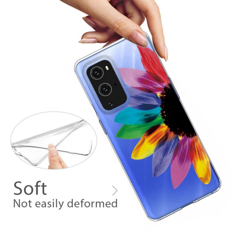 Hülle OnePlus 9 Handyhülle Farbige Blume