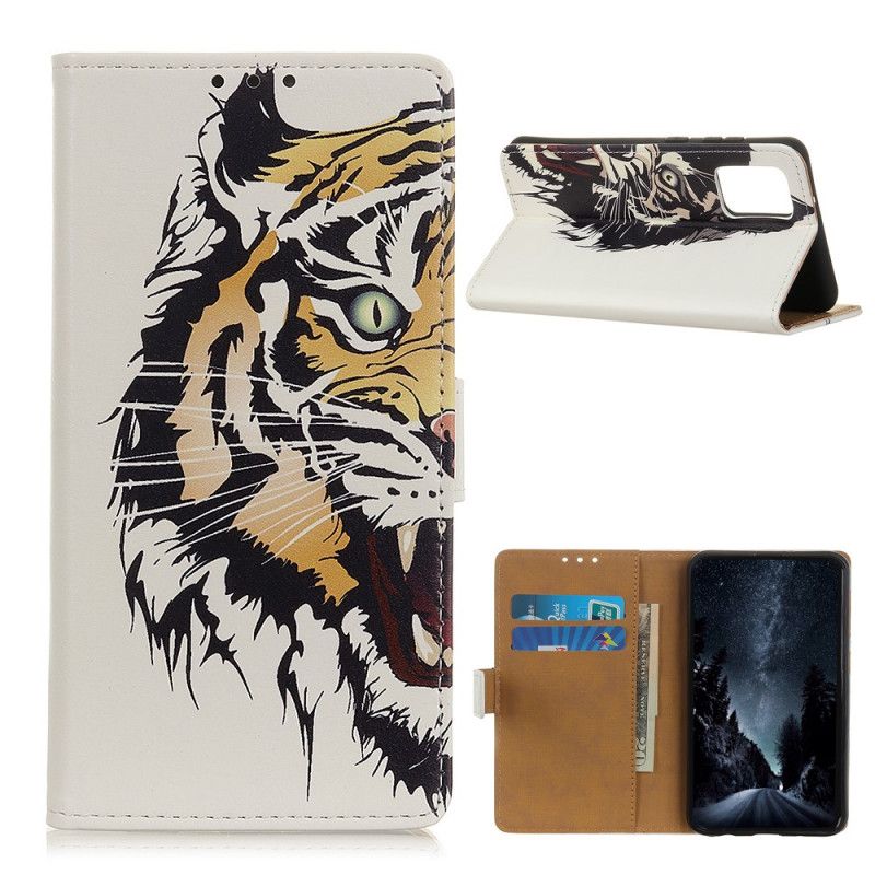 Lederhüllen Für OnePlus 9 Wilder Tiger