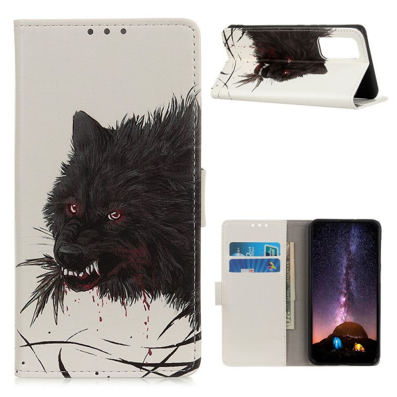 Lederhüllen OnePlus 9 Hungriger Wolf