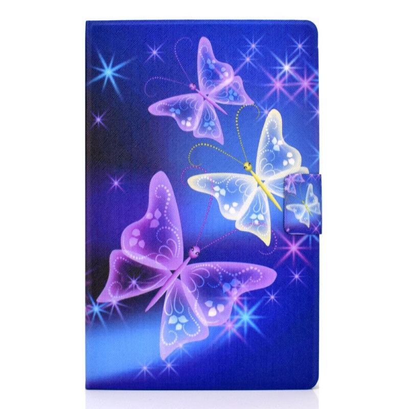 Lederhüllen Huawei MatePad T 8 Dunkelblau Schmetterlingsfee