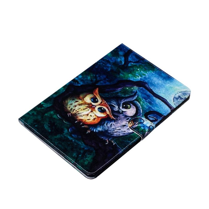 Lederhüllen Huawei MatePad T 8 Eulenmalerei