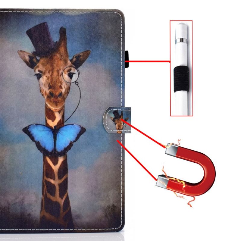 Lederhüllen Huawei MatePad T 8 Giraffen-Chic