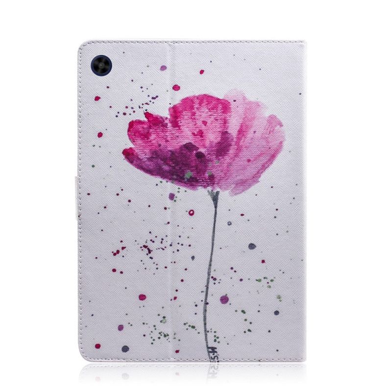 Lederhüllen Huawei MatePad T 8 Handyhülle Aquarellmohn