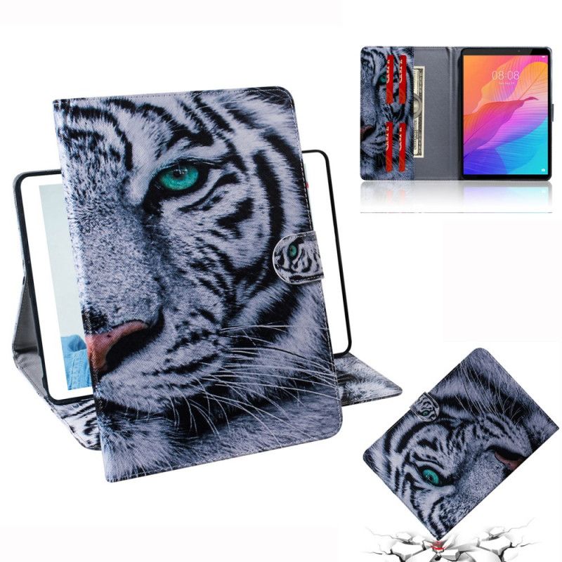 Lederhüllen Huawei MatePad T 8 Handyhülle Tigerkopf
