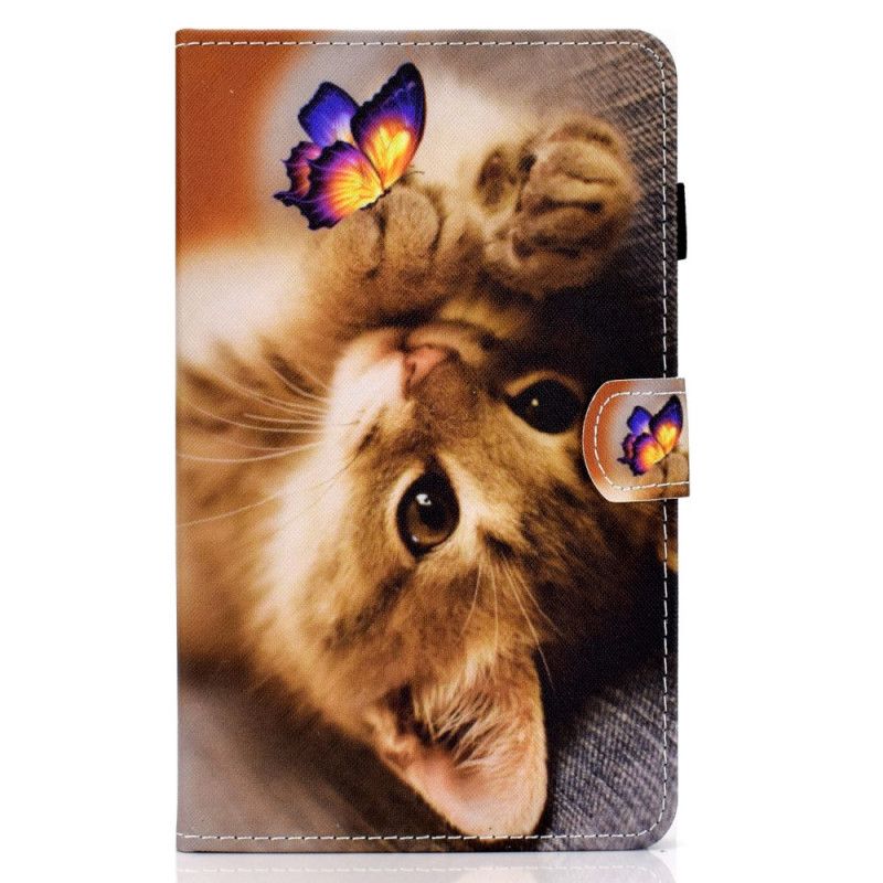 Lederhüllen Huawei MatePad T 8 Mein Kätzchen Und Schmetterling