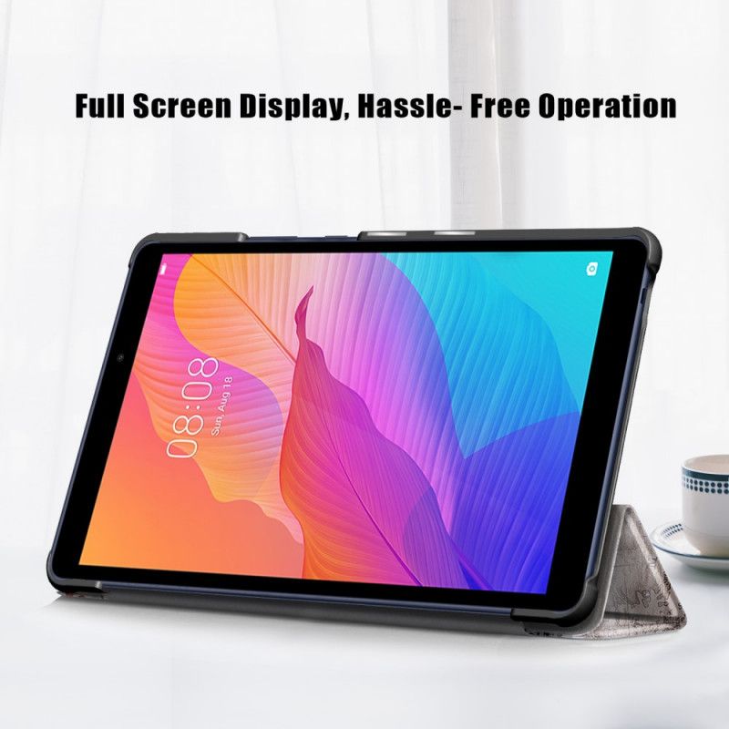 Smart Case Huawei MatePad T 8 Verstärkter Retro-Eiffelturm