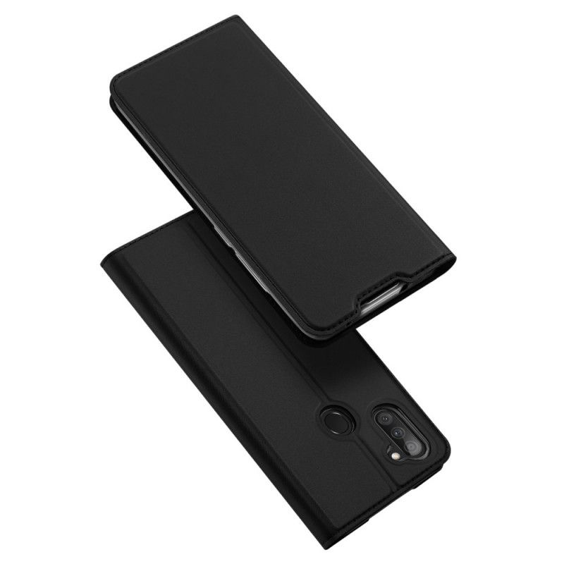 Flip Case Samsung Galaxy M11 Schwarz Pro-Dux-Ducis-Haut