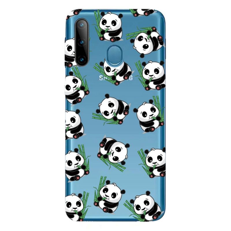 Hülle Für Samsung Galaxy M11 Top-Spaß-Pandas