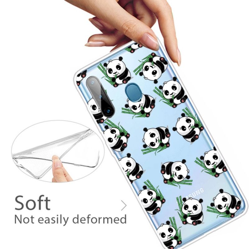 Hülle Für Samsung Galaxy M11 Top-Spaß-Pandas