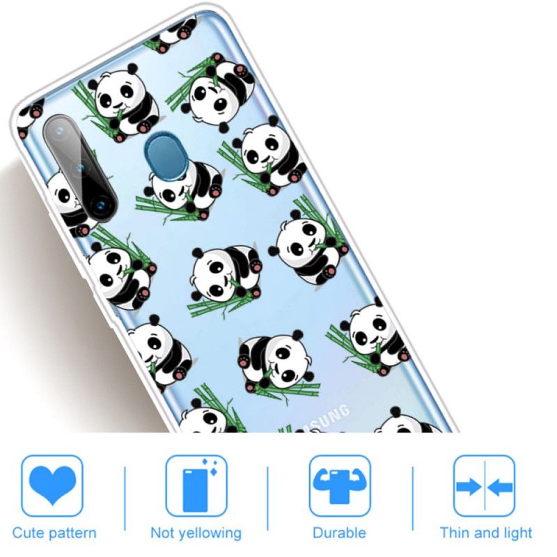 Hülle Für Samsung Galaxy M11 Top-Spaß-Pandas