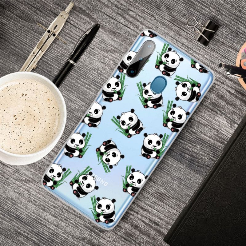 Hülle Für Samsung Galaxy M11 Top-Spaß-Pandas