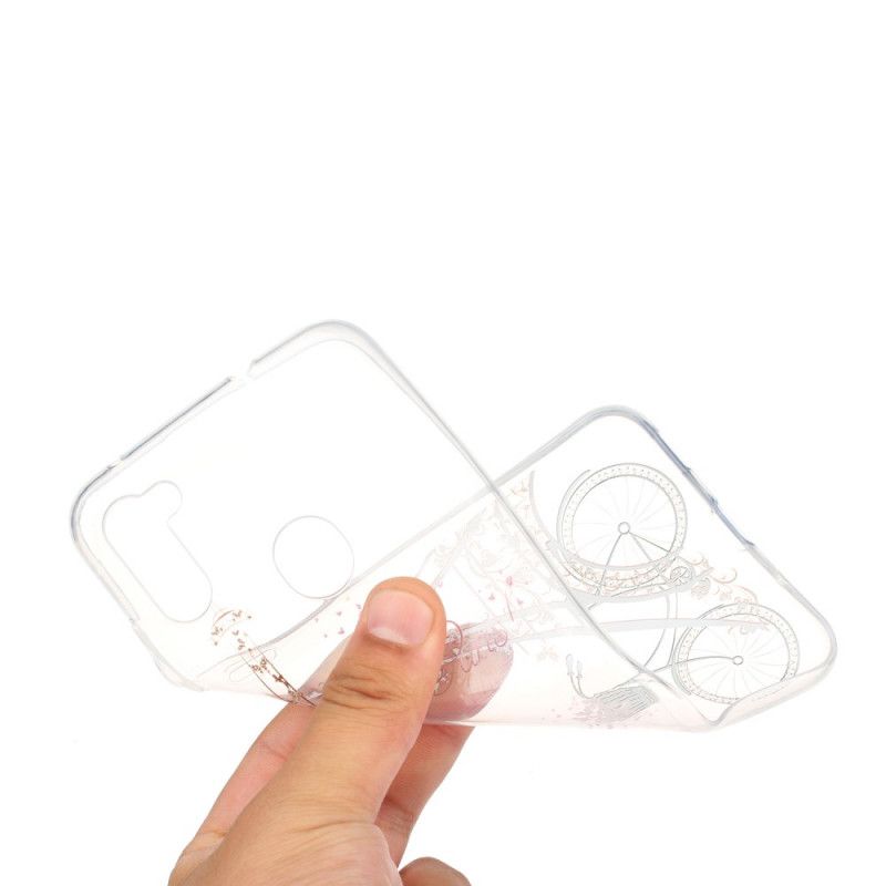 Hülle Für Samsung Galaxy M11 Transparent Hallo Paris