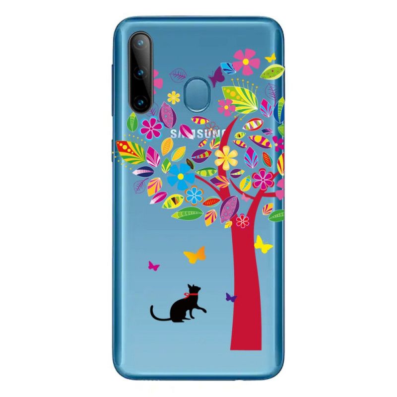 Hülle Samsung Galaxy M11 Katze Unter Dem Baum