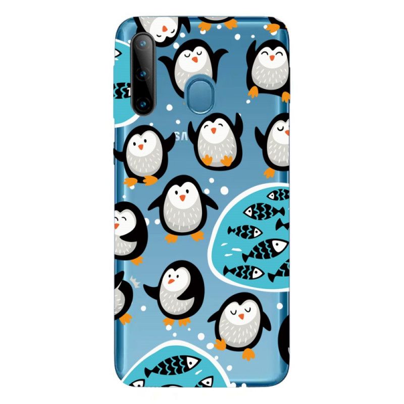 Hülle Samsung Galaxy M11 Pinguine Und Fische